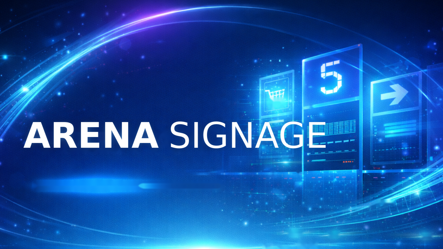 Arena Signage visuell flate